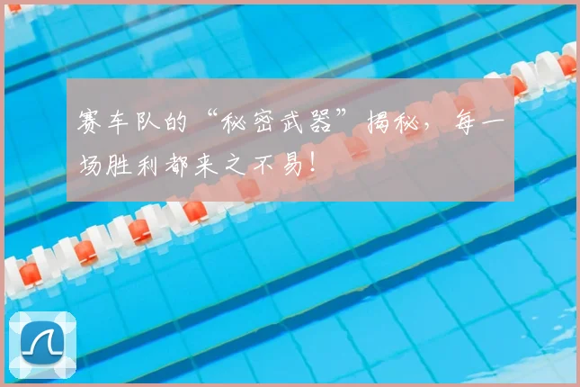 赛车队的“秘密武器”揭秘,每一场胜利都来之不易!